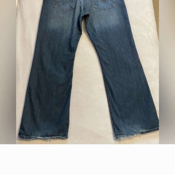 Mens Levi 38x 30 boot cut jeans - Picture 2 of 5